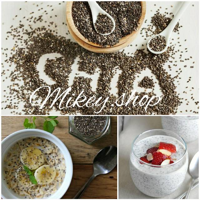 

Chia Seed MPASI Putih / Hitam / Mix 50gr/100gr Premium Standard Organik