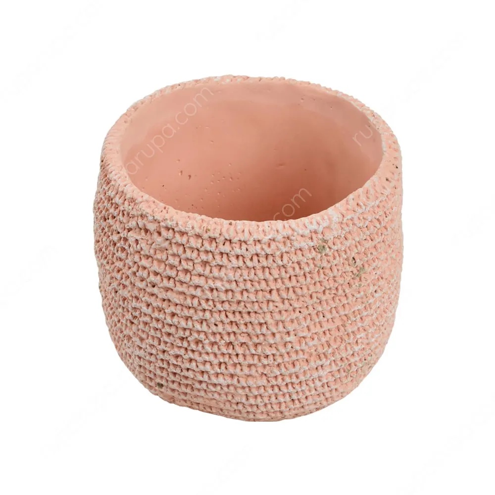 Informa Pot Tanaman Cement Xy58 16x16x12.5 Cm - Pink SKU 10274920