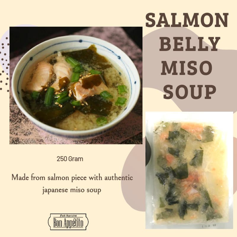 

Salmon Belly Miso Soup / Ready To Eat / Soup Salmon