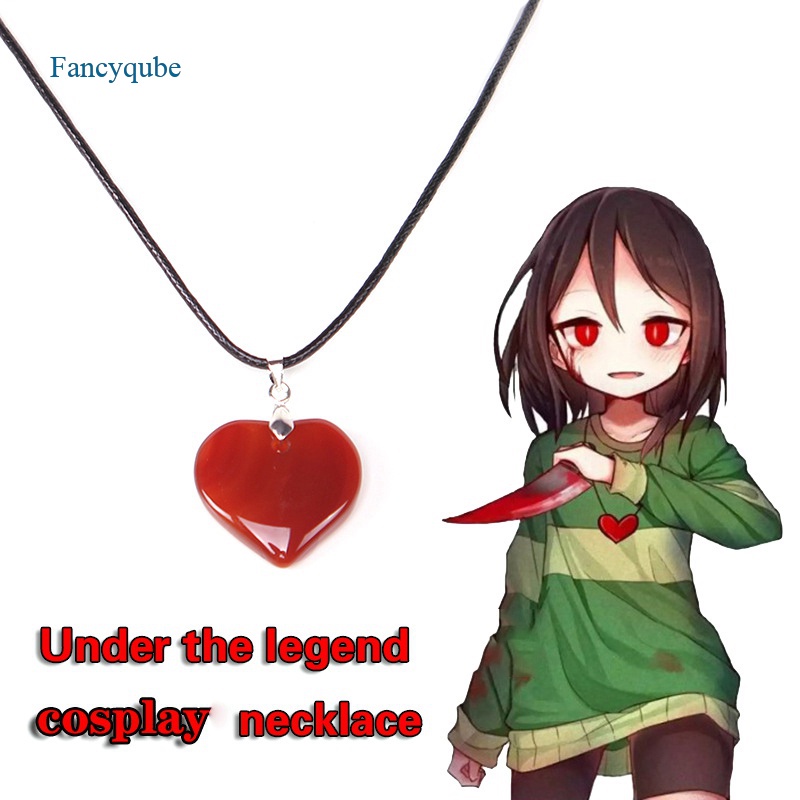 Fancyqube Fancycube Kalung Bentuk Hati Untuk Cosplay