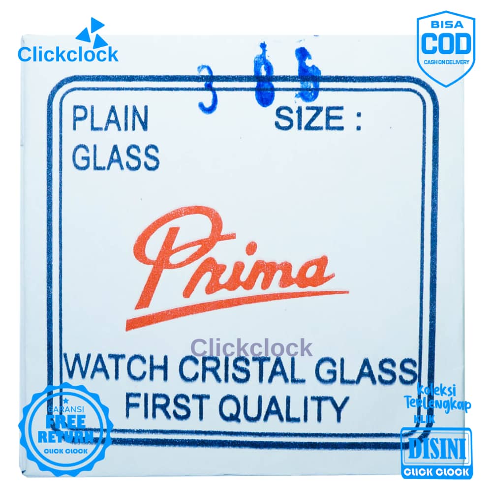 Kaca Jam Kaca Bahan Watch Glass Kaca JA 310 Bagus 3.1 mm