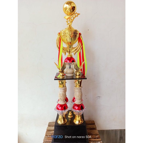 piala Kaki 4 batu onix/marmer 7cm tinggi 90cm