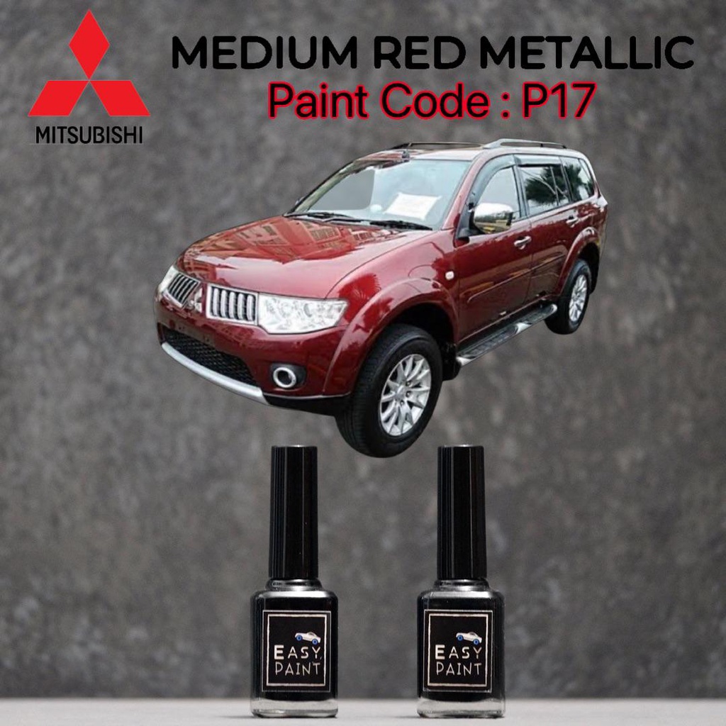 Cat Oles Mobil Medium Red Metallic P17 Mitsubishi Pajero Merah Metalik