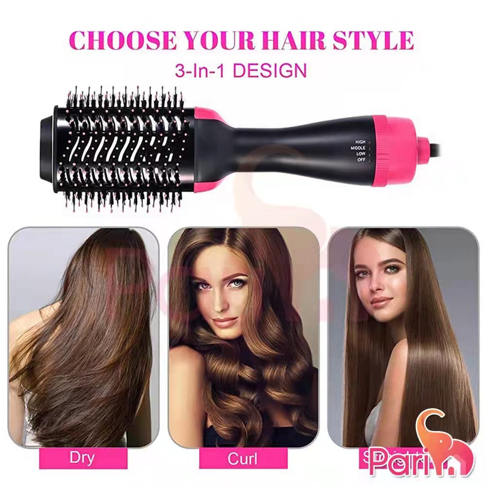 One Step Hairdryer and Styler Alat Rambut / Pengeriting Rambut 4in1 YK-163