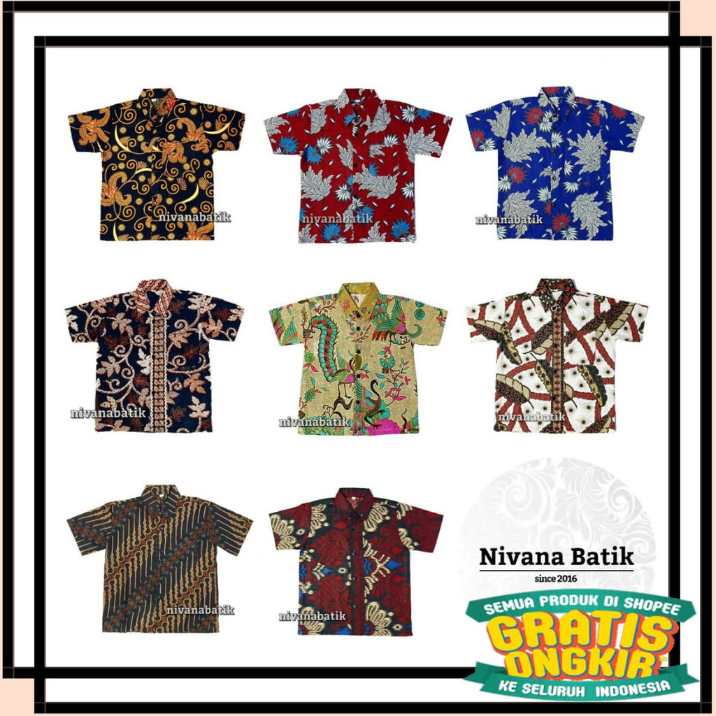 BATIK ANAK DEWASA ORANGTUA ALISAN / NIVANA Batik Anak MERAK SOFT, METE, MOHABATEN, SALJU