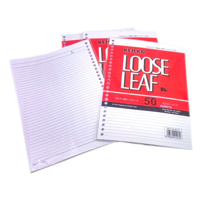 

Kenko Loose Leaf Ukuran B5 Isi 50 bergaris