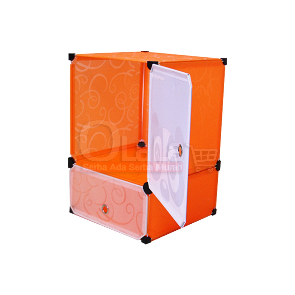 Lemari Karakter 2 susun - Lemari Plasti 2 Susun YG-7105-2