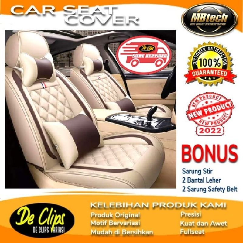 Sarung Jok Mobil Mbtech Original Avanza Calya Sigra Terios Xenia Rush Xpander Ertiga Mobilio XL7 Liv