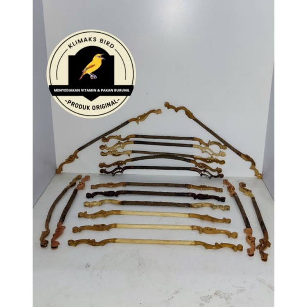 TANGKRINGAN BURUNG PLECI UKURAN KANDANG HOLOPET ( BAHAN KAYU ASEM BALI) ORIGINAL PRODUK