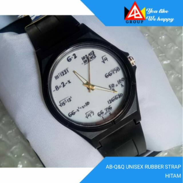 AB | Jam Tangan Custom Desain Rumus Matematika | Bisa Request Desain