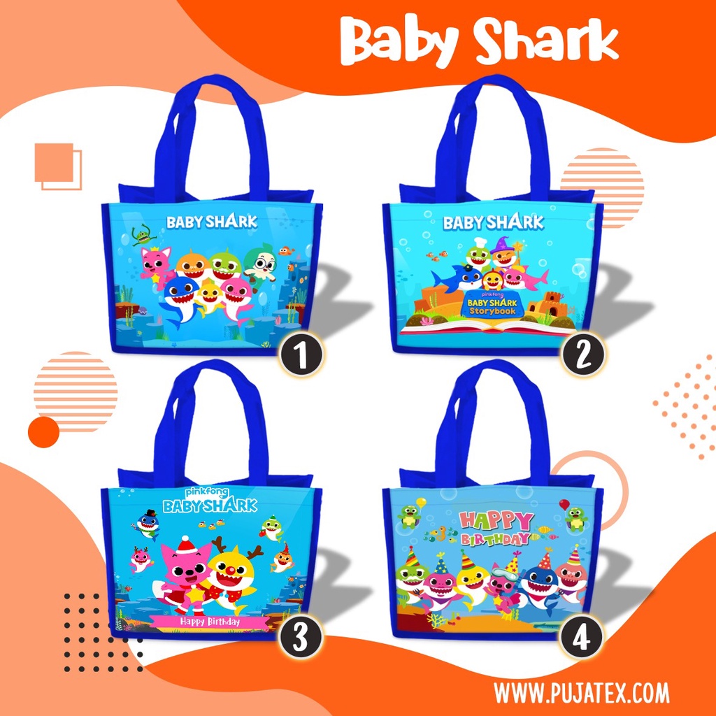 

Tas Ultah Baby Shark Goodie Bag Souvenir Ulang Tahun Aqiqah Kartun Anak Lucu