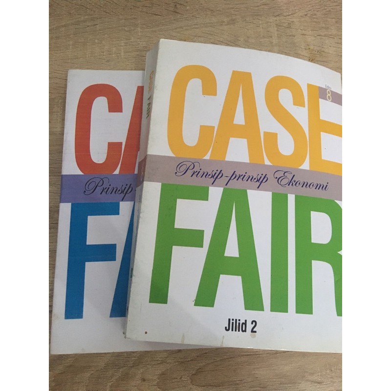 CASE FAIR PRINSIP-PRINSIP EKONOMI JILID 1 DAN 2 (PRELOVED)