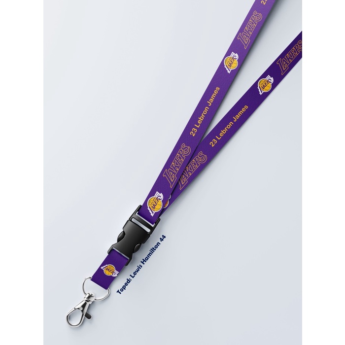

Lanyard NBA Los Angeles Lakers LA Lebron James Dua Sisi