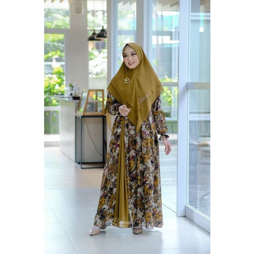 GAMIS SYAR'I ALANA MAONI CERUTY BABYDOLL BERMERKS ORI BRAND