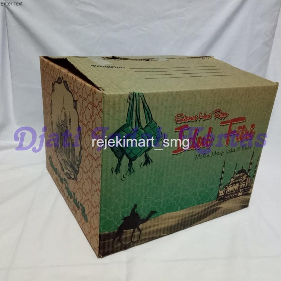 

MURAH !!! Kardus Idul Fitri / Kardus Lebaran / Kardus Parcel / Kardus sembako (Uk. 30x30x22) 10pcs
