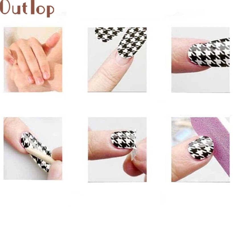 Nail Foil Sticker (1sheet=16pcs