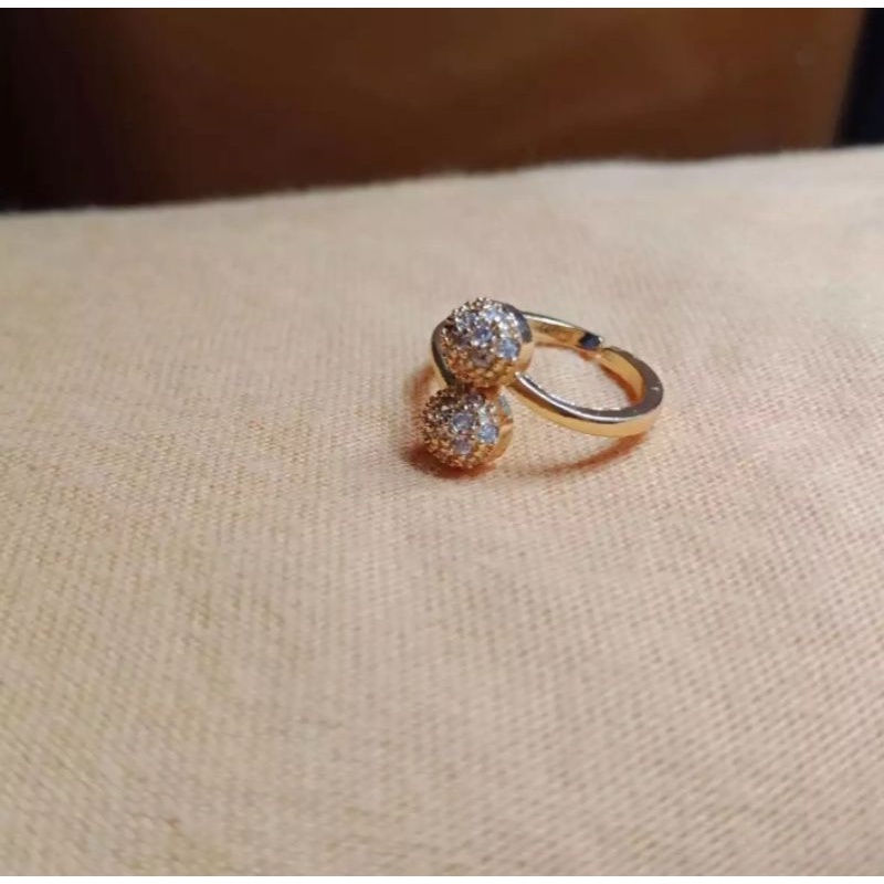 cincin anak bola dua cincin bayi aksesoris fashion anak perhiasan anak