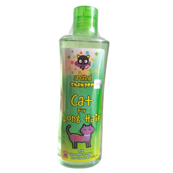 Shampoo Smiling Long Hair Cat Shampo Sampo Kucing Bulu Berbulu Panjang