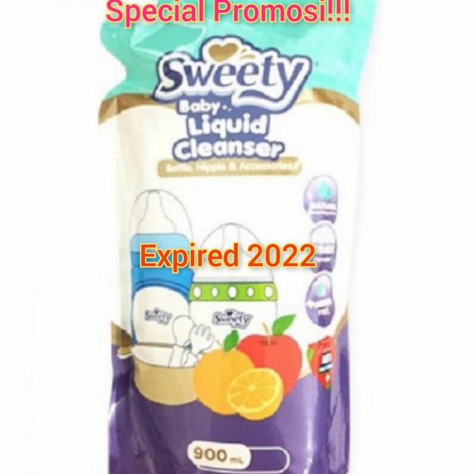 Sale Sweety Baby Liquid Cleanser 900Ml Sabun Cuci Botol Trendi