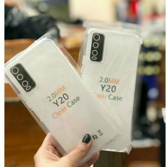 C/C- Softcase Clear Case Sillikon Kondom Case Bening Casing Vivo Y20 Y 20