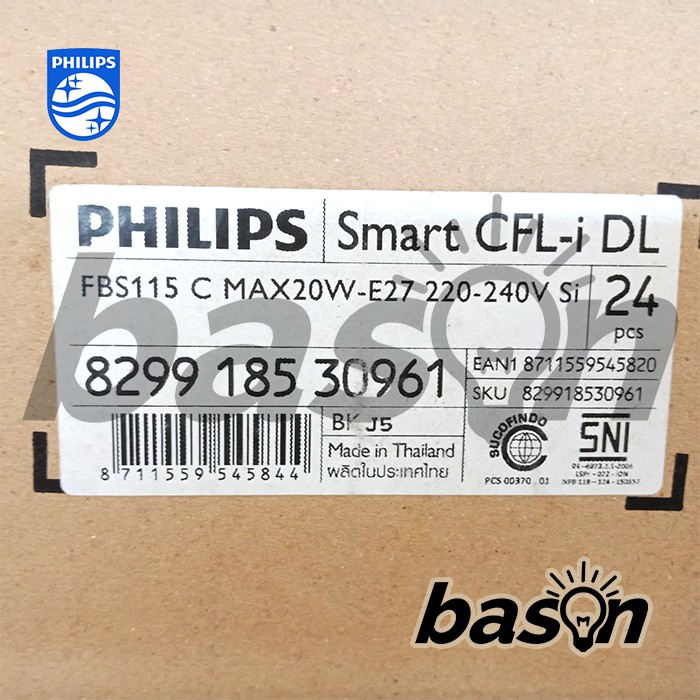 PHILIPS Downlight FBS115 White | Rumah Lampu 6&quot;