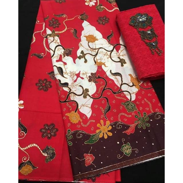 Kain batik primis madura jaya 01 embos dijual terpisah