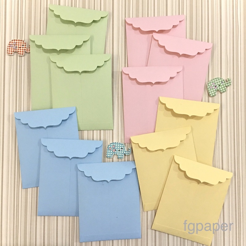 

Amplop Uang 12pcs Warna, curve portrait by fgpaper
