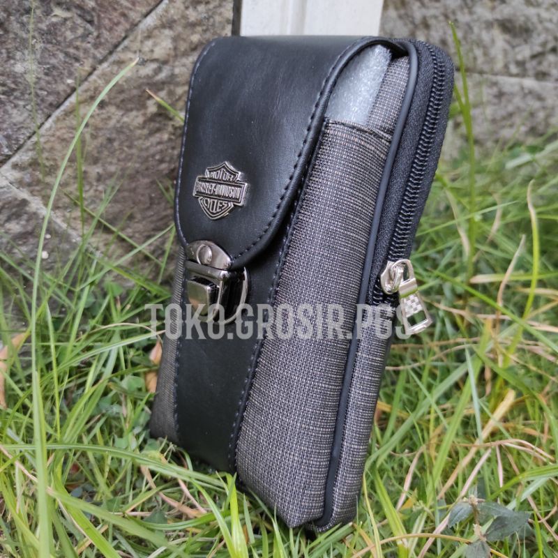 Tas Tempat Hp | Sling Phone Sarung Dompet Hp 2 Slot Premium