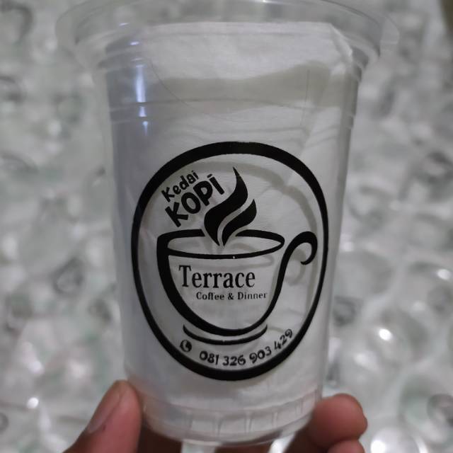 Sablon gelas cup 14oz 500pcs