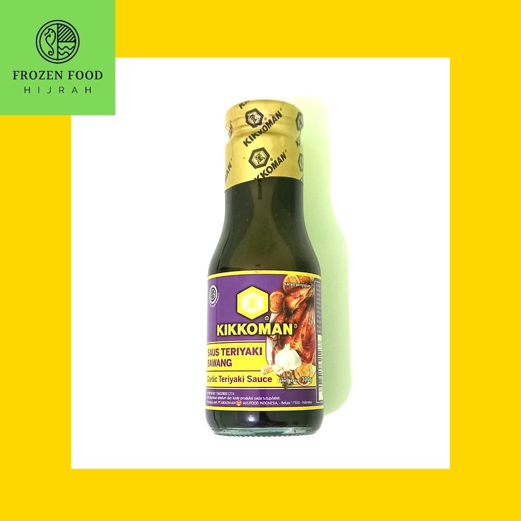 

KIKKOMAN SAUS TERIYAKI BAWANG 300Gr