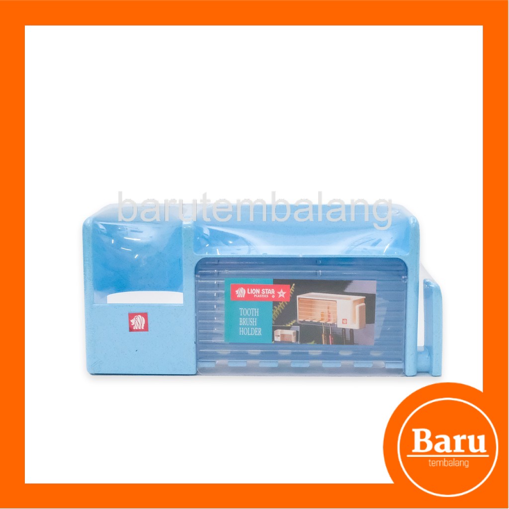 TEMPAT SIKAT GIGI TEMPEL LION STAR L TB-1 | TEMPAT SIKAT GIGI PLASTIK LION STAR | TEMPAT SIKAT GIGI 