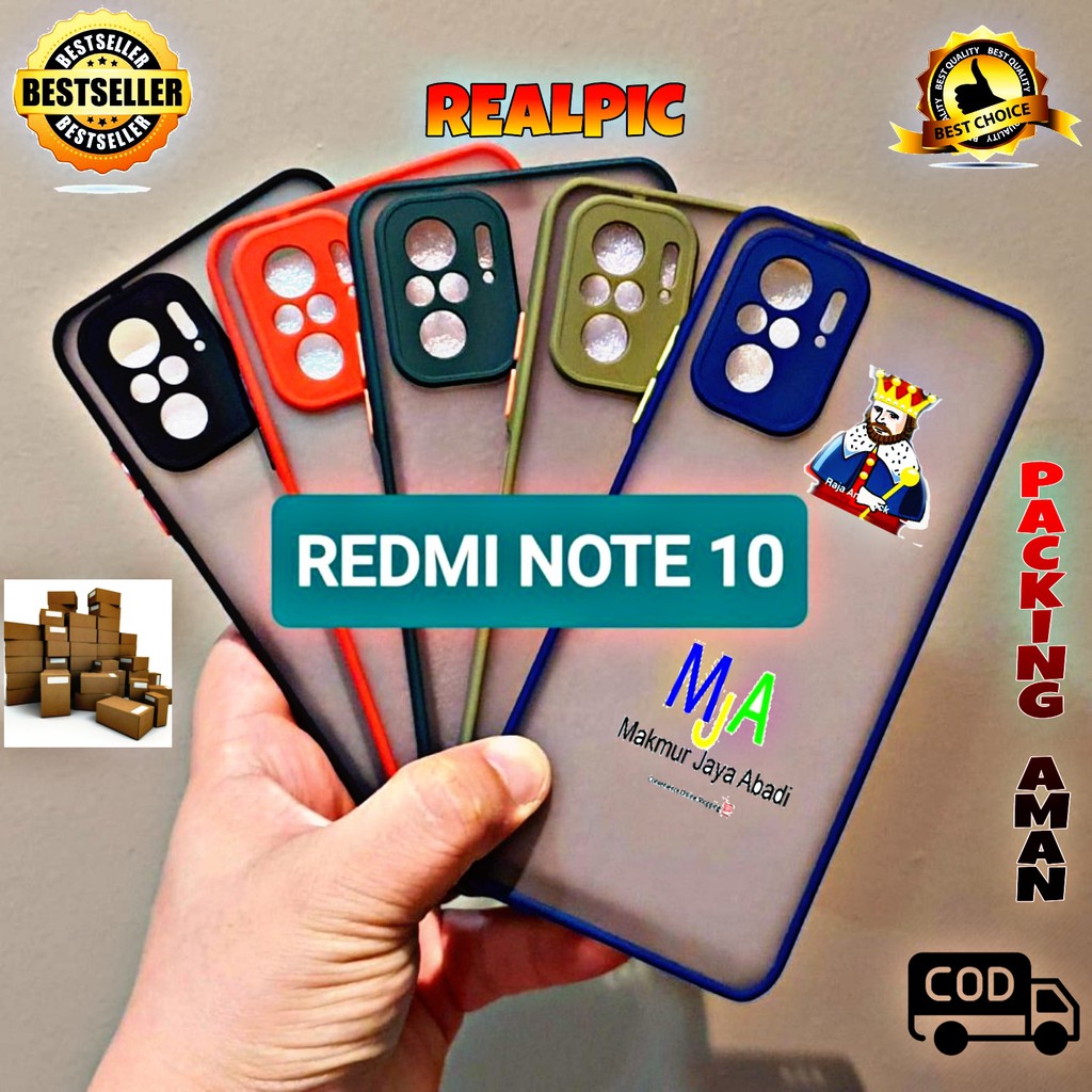 SOFTCASE XIAOMI REDMI NOTE 10 - CASE MATTE FULL COLOUR MY CHOICE BUMPER CASE PELINDUNG KAMERA