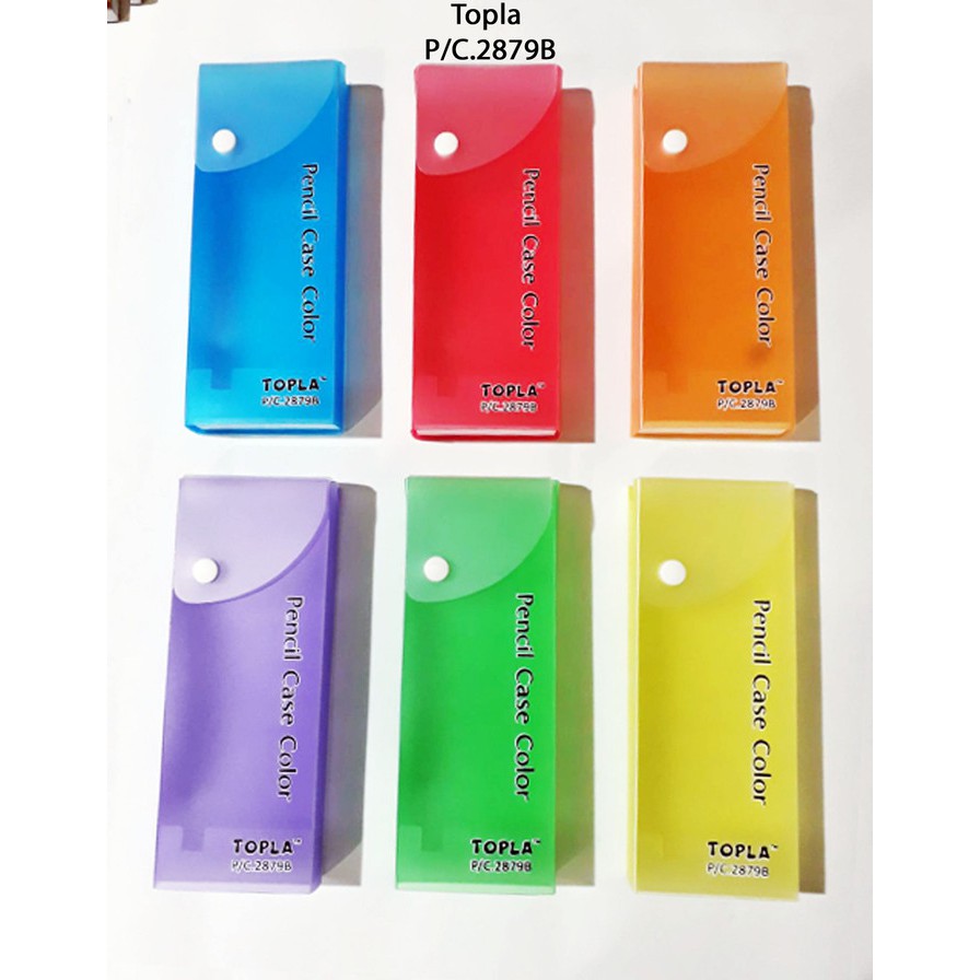

Tempat Pensil Kotak case color Kancing