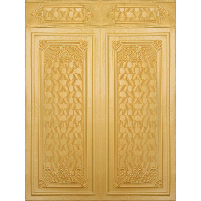 [COD] Wallpaper Dinding 3D Pola Pagar 70 x 90 CM Dekorasi Dinding Kamar Bagus-GOLD