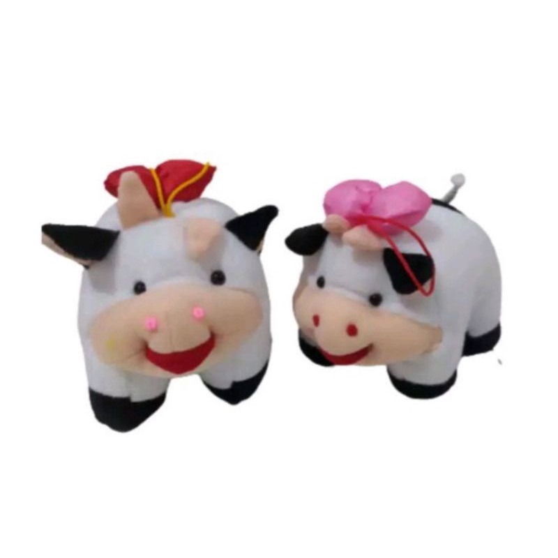Boneka Sapi Kecil Mini Lucu Velboa Murah