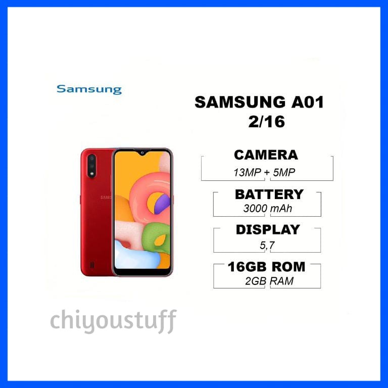 SAMSUNG GALAXY A01 2/16 GARANSI RESMI