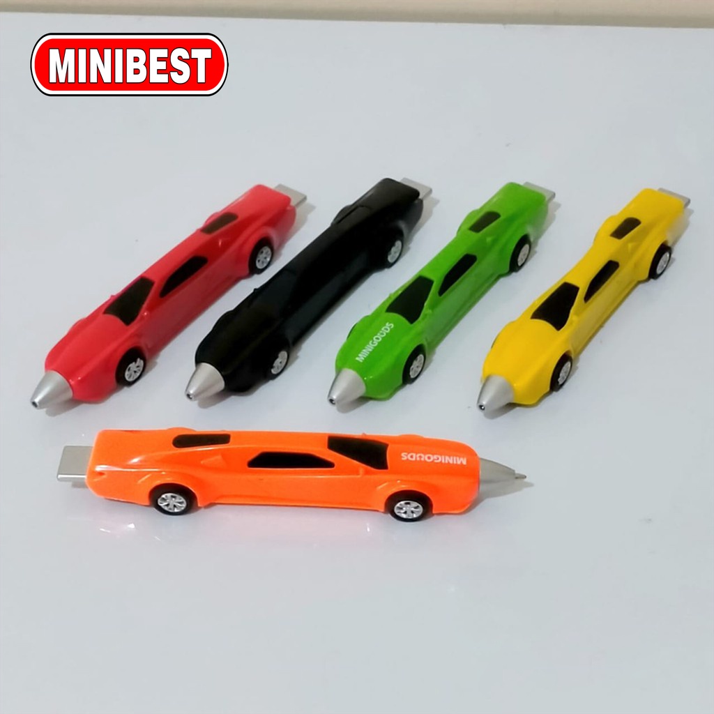 Pulpen Lucu & Unik  Pulpen Mainan Mobil Cute Car Tinta Biru-4
