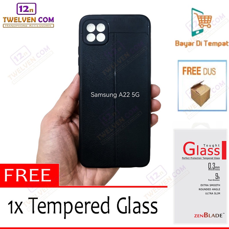 Case Auto Focus Softcase Samsung A22 5G - Free Tempered Glass