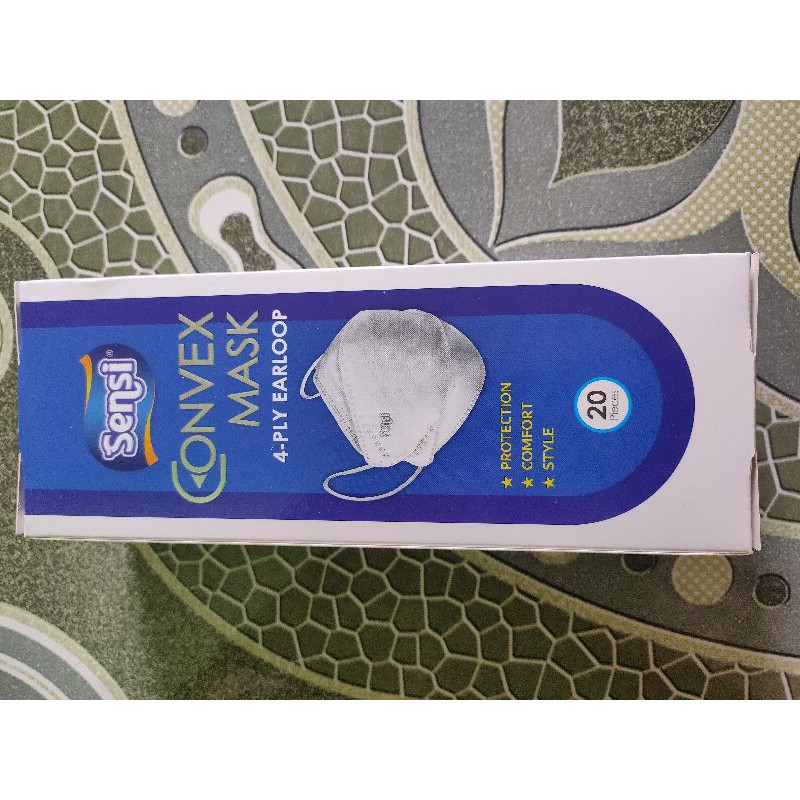 masker sensi convex 4ply evo isi 20