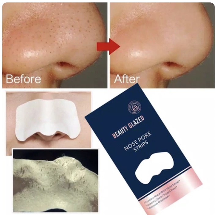 BEAUTY GLAZED Nose Pore Pack Remove Angkat Komedo BG003