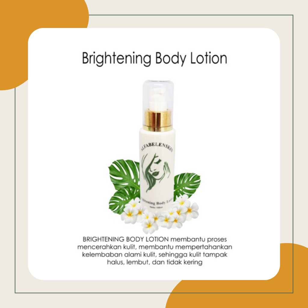 BRIGHTENING BODY LOTION ALFABELENSKIN/HB DAY / BODY LOTION ALFABELENSKIN