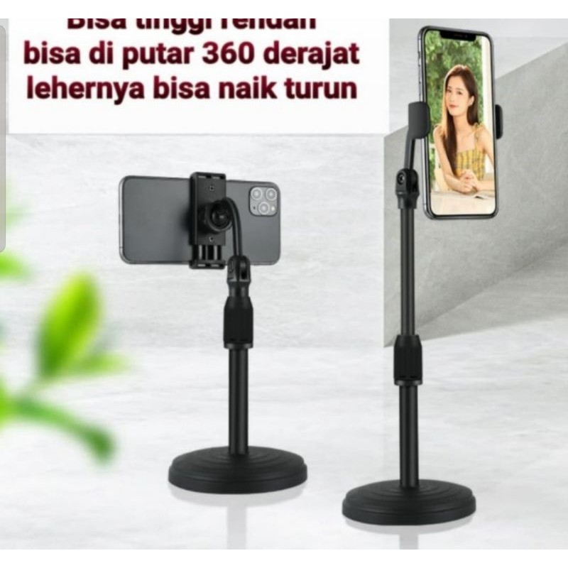 Stand Holder Handphone Cocok buat Smule tiktok zoom meeting dll