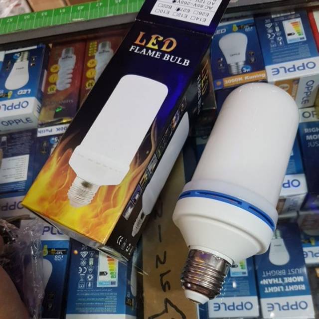 Lampu api lampu obor e27 bohlam api