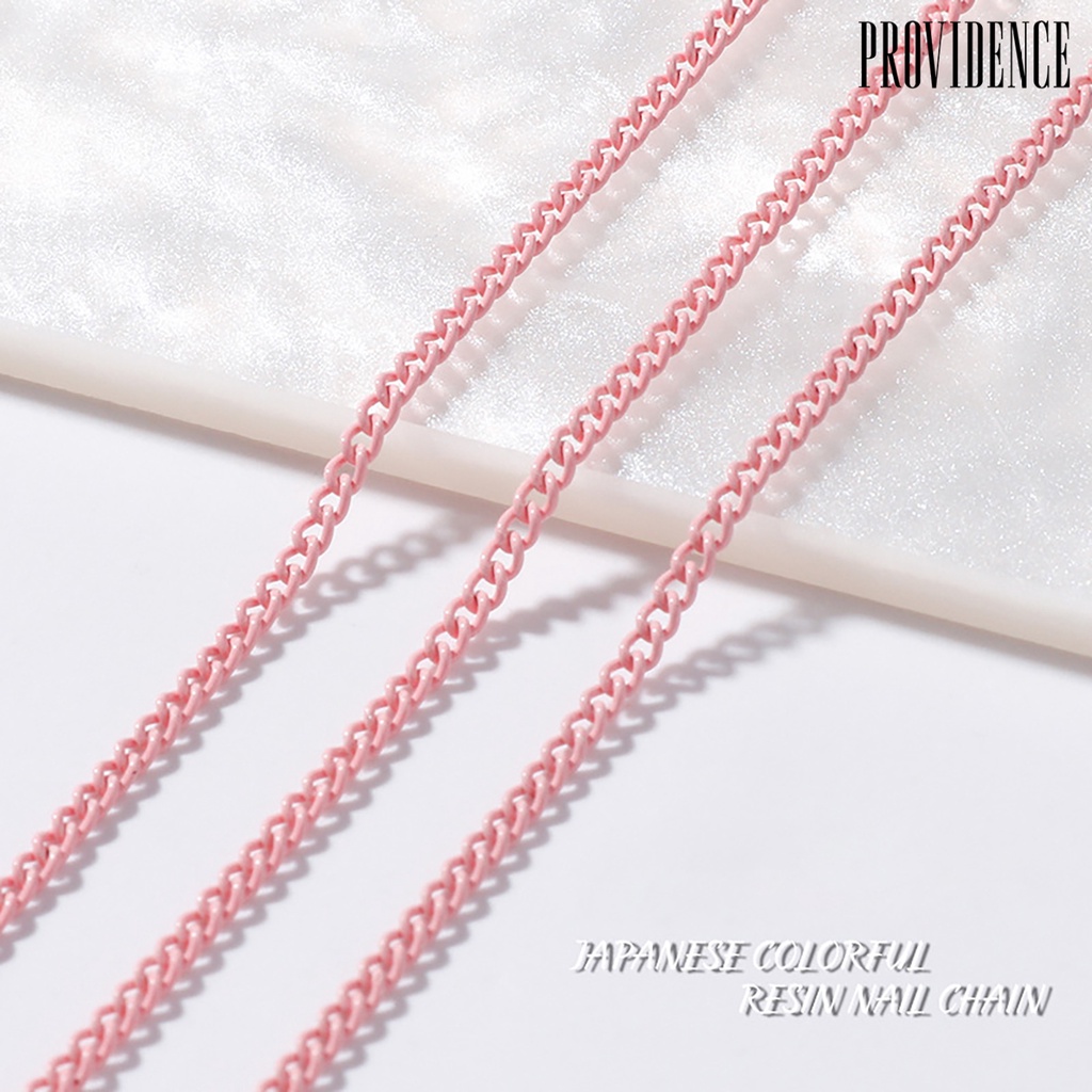 Providence 3pcs / Set Rantai Metal 3d Dekorasi Nail Art Diy Untuk Wanita