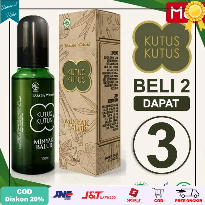 

◾COD◾ MINYAK KUTUS KUTUS BALI (PROMO + CASHBACK)