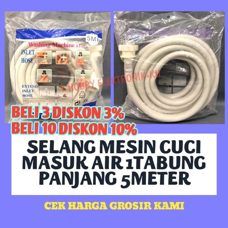 SELANG MESIN CUCI MASUK AIR 1TABUNG 5METER