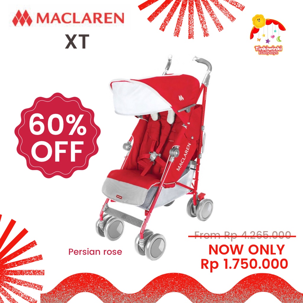 SUPER SALE 50% OFF - STROLLER MACLAREN XT