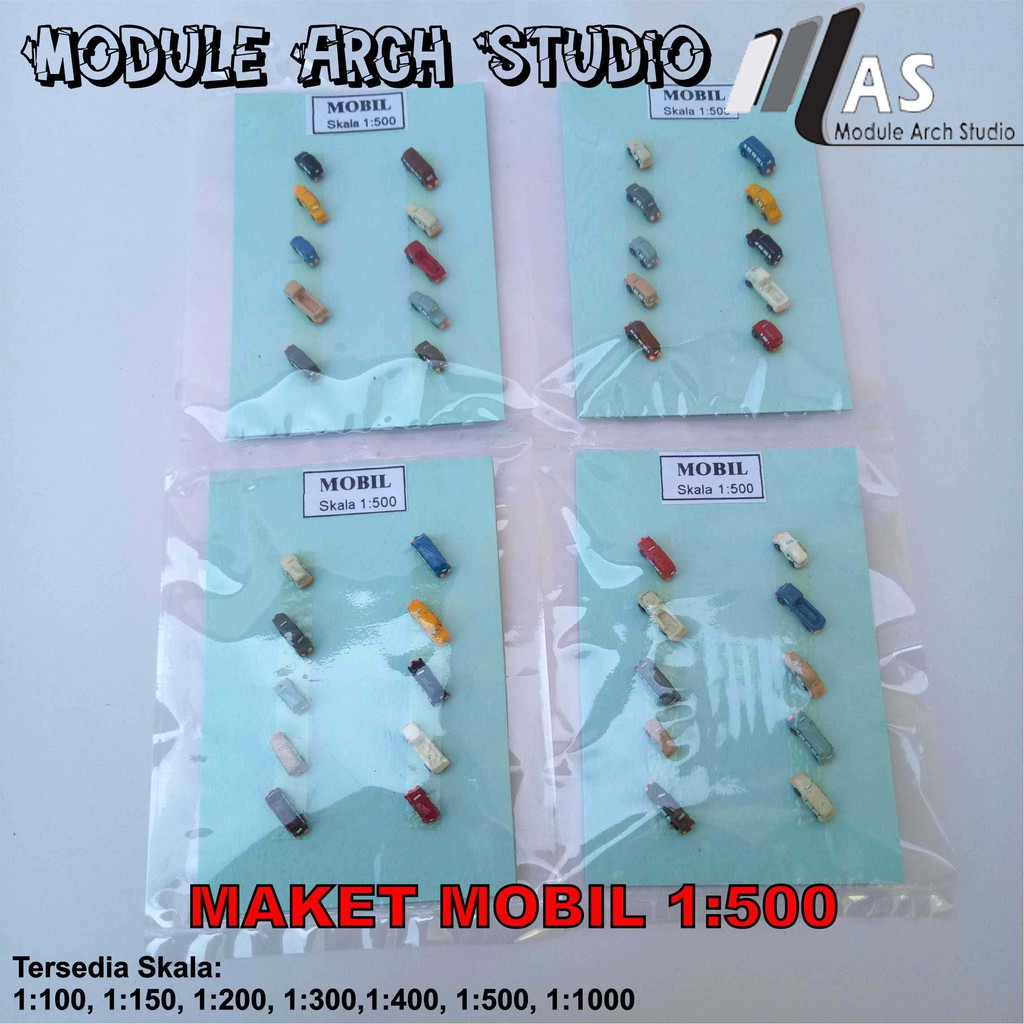 Maket Mobil Skala 300-500 - Miniatur Mobil