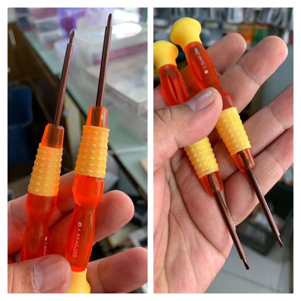 ALAT SERVICE JAM TANGAN OBENG PLUS 1.8  MM DAN MINUS 1.5 MM MURAH