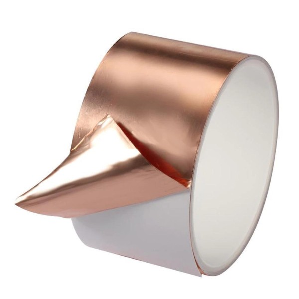 Copper Foil Shielding Tape Tembaga Adhesive Anti-static 5cmx1m